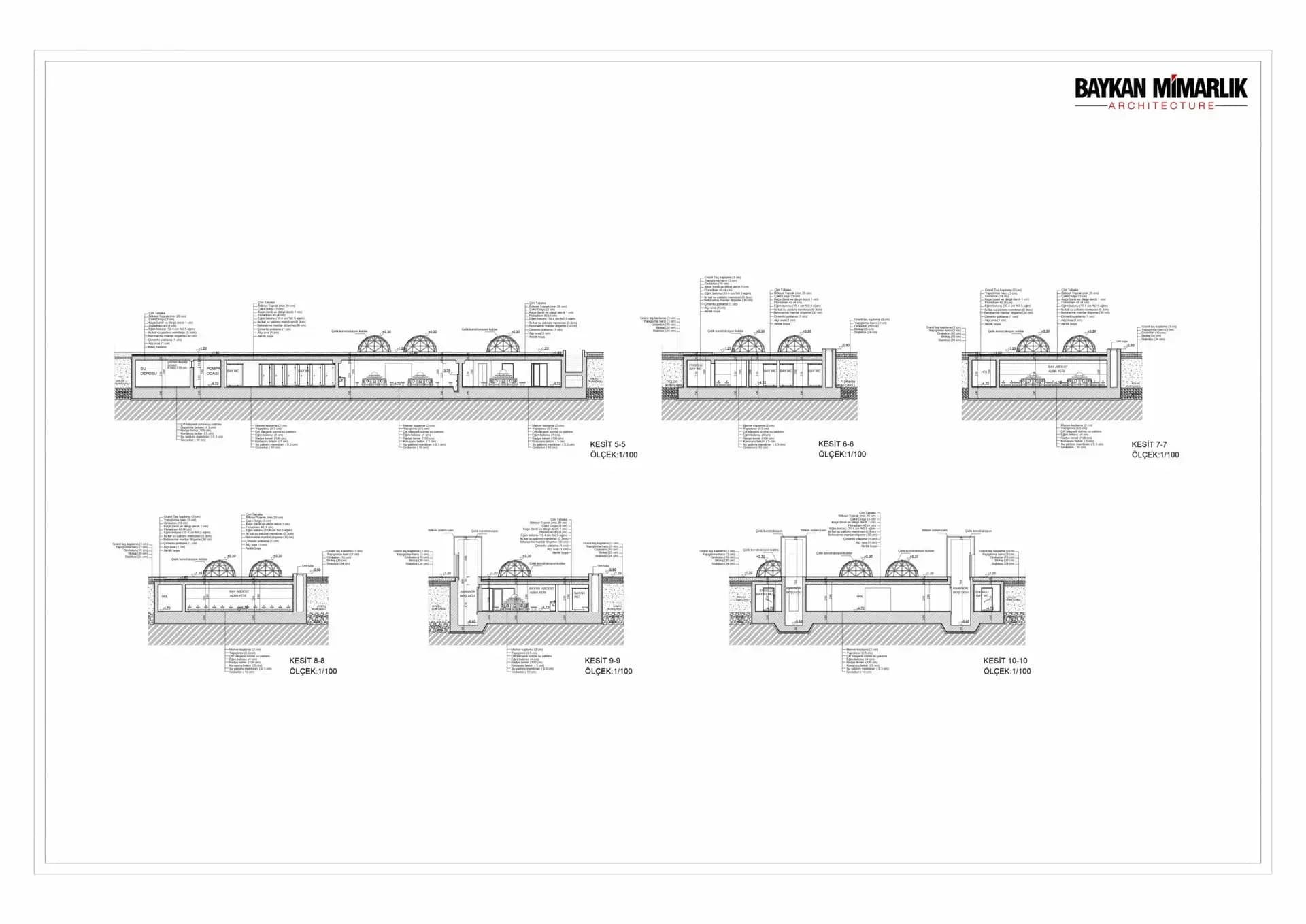 Aymani Kadyrova Mosque (Argun Mosque), drawing 10