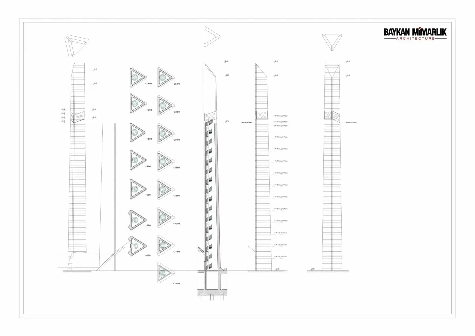 Aymani Kadyrova Mosque (Argun Mosque), drawing 11