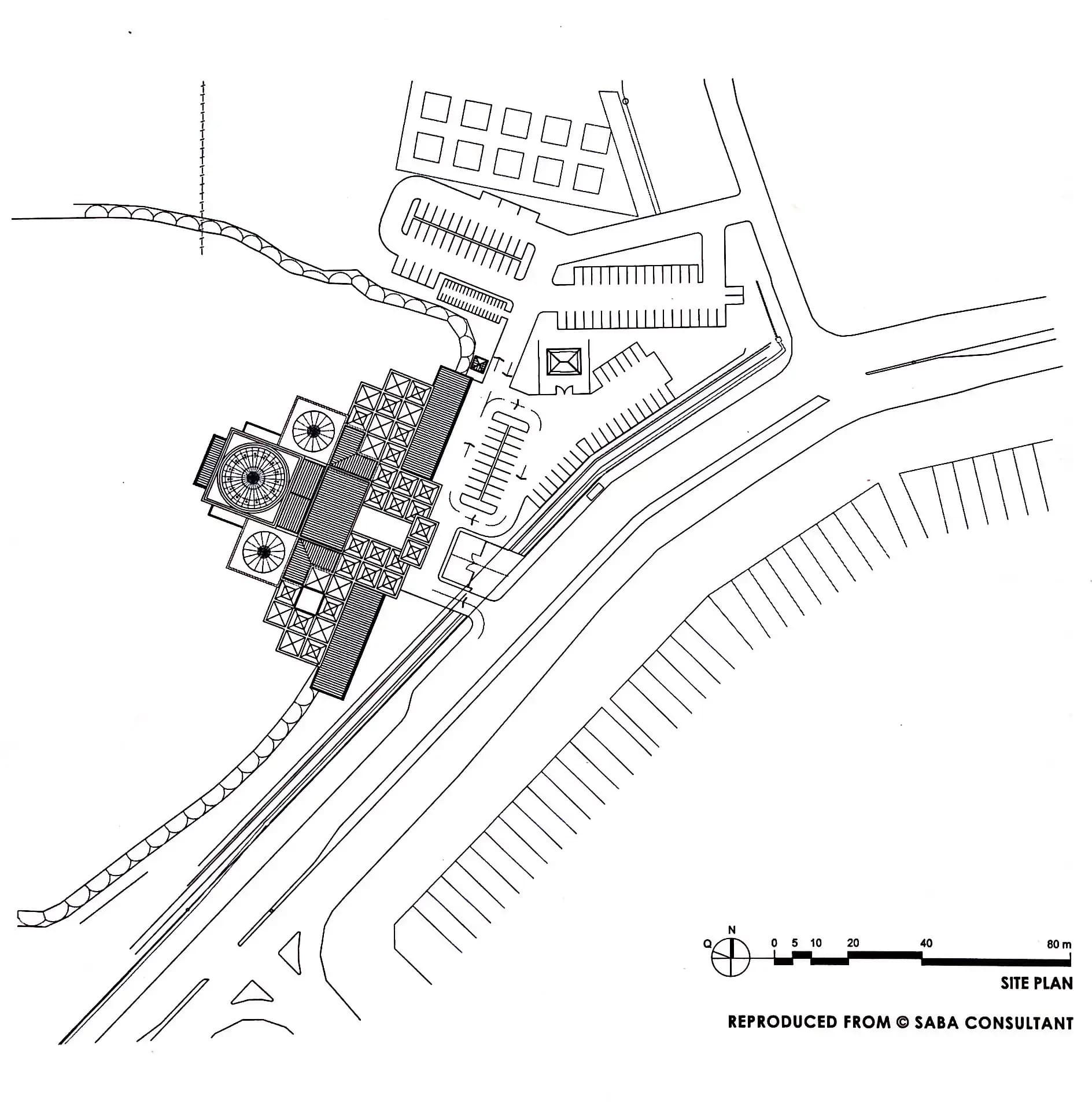 As-Salam Puchong Perdana Mosque (Floating Mosque), drawing 2