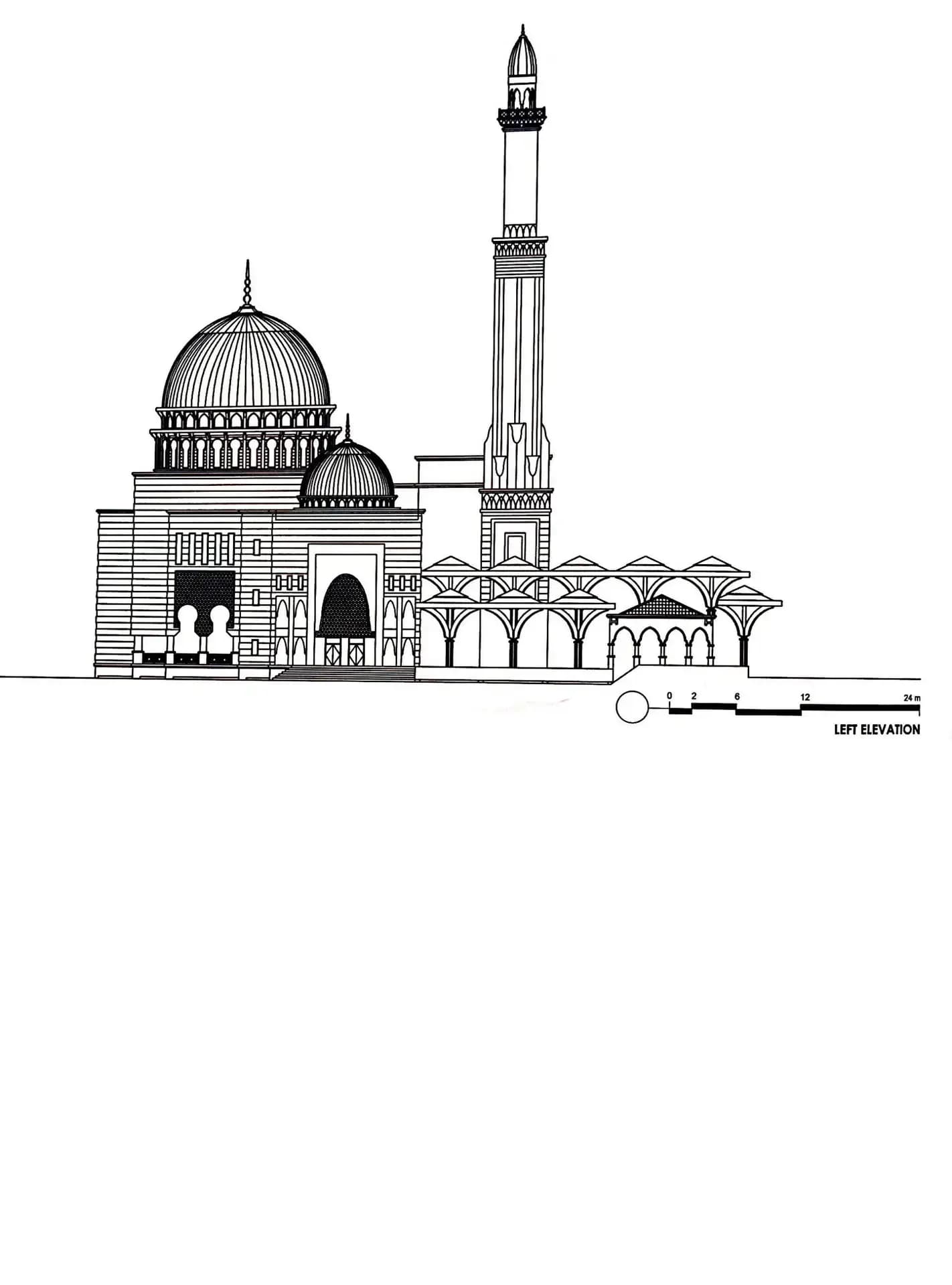 As-Salam Puchong Perdana Mosque (Floating Mosque), drawing 5