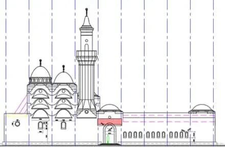Ash-Shaliheen Mosque (مسجد الصالحين), drawing 11
