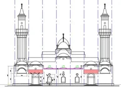Ash-Shaliheen Mosque (مسجد الصالحين), drawing 14