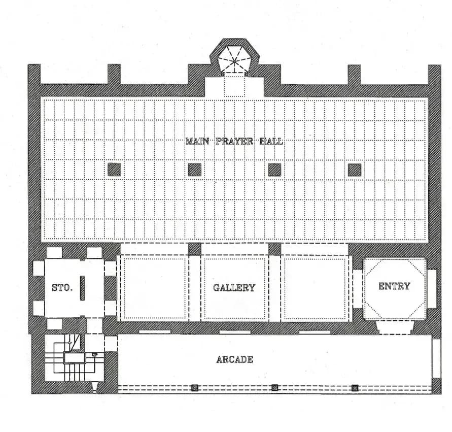 Ash-Shaliheen Mosque (مسجد الصالحين), drawing 6