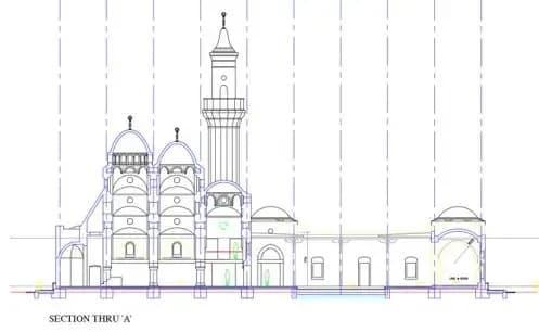 Ash-Shaliheen Mosque (مسجد الصالحين), drawing 8