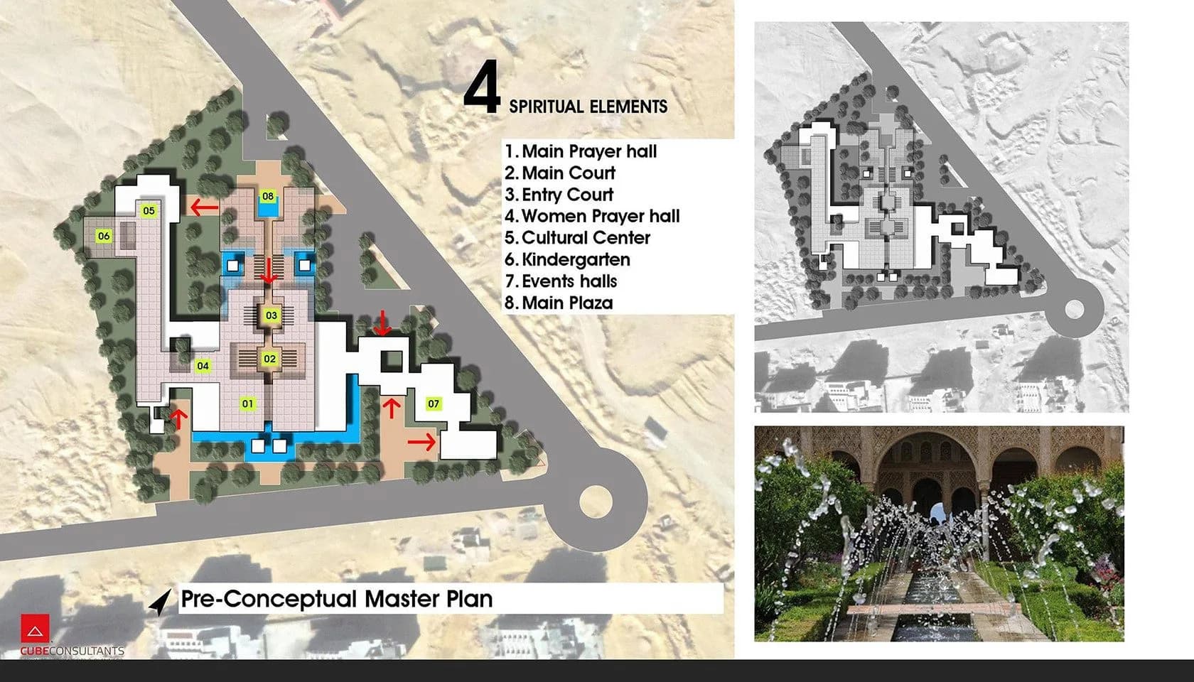 Belkaid Mosque (Proposal), drawing 2