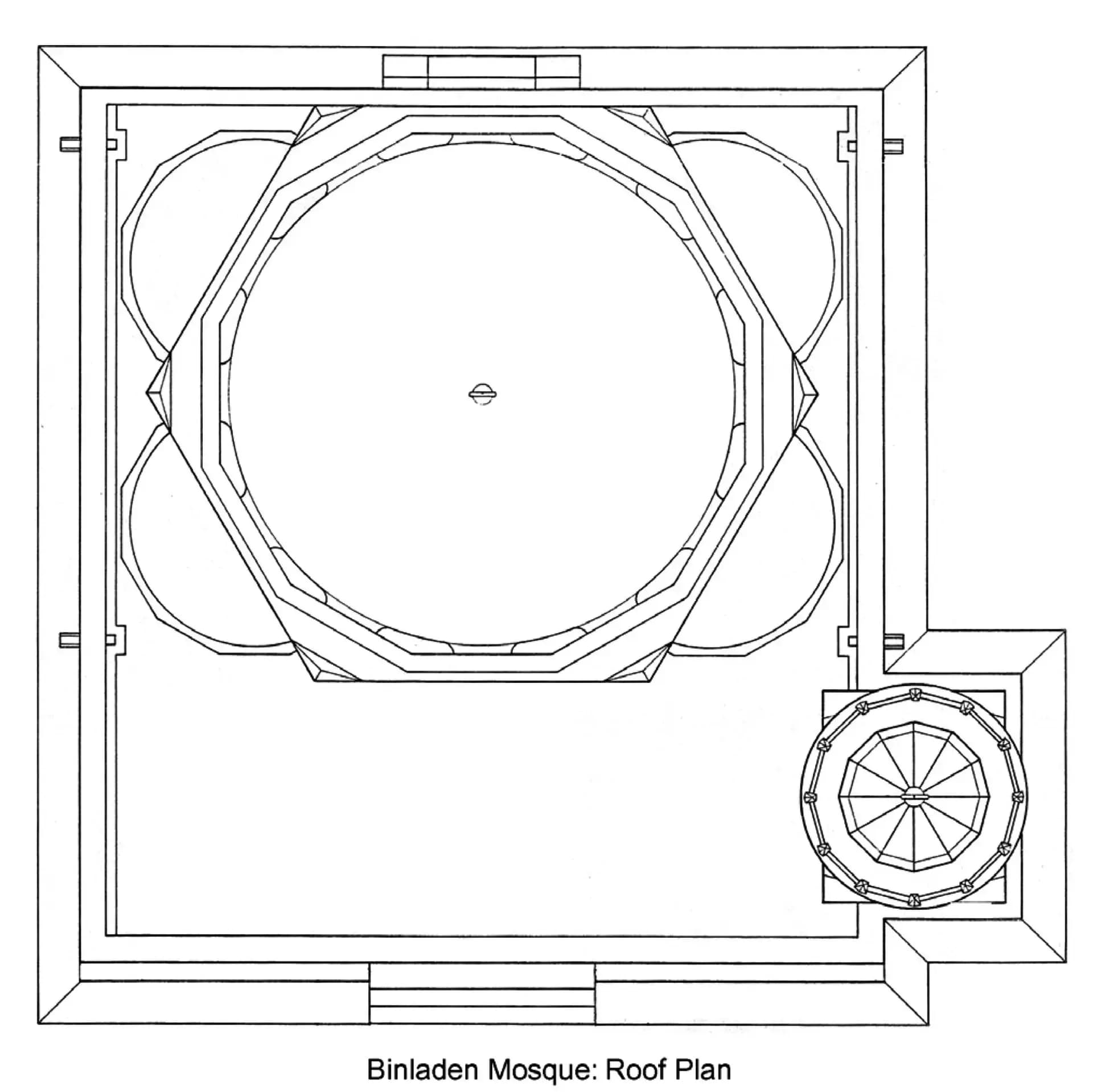 Bin Ladin Mosque, drawing 2