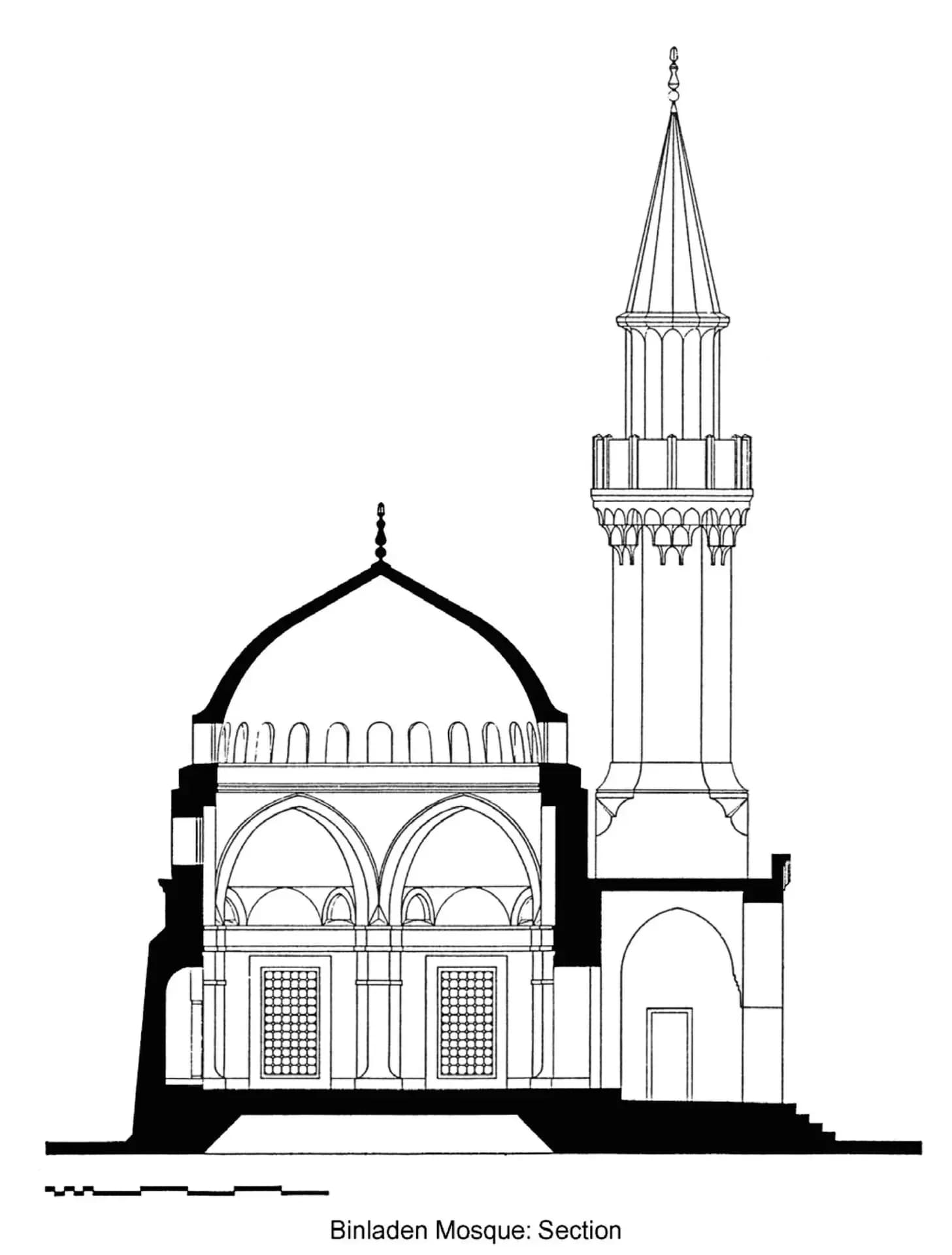 Bin Ladin Mosque, drawing 4
