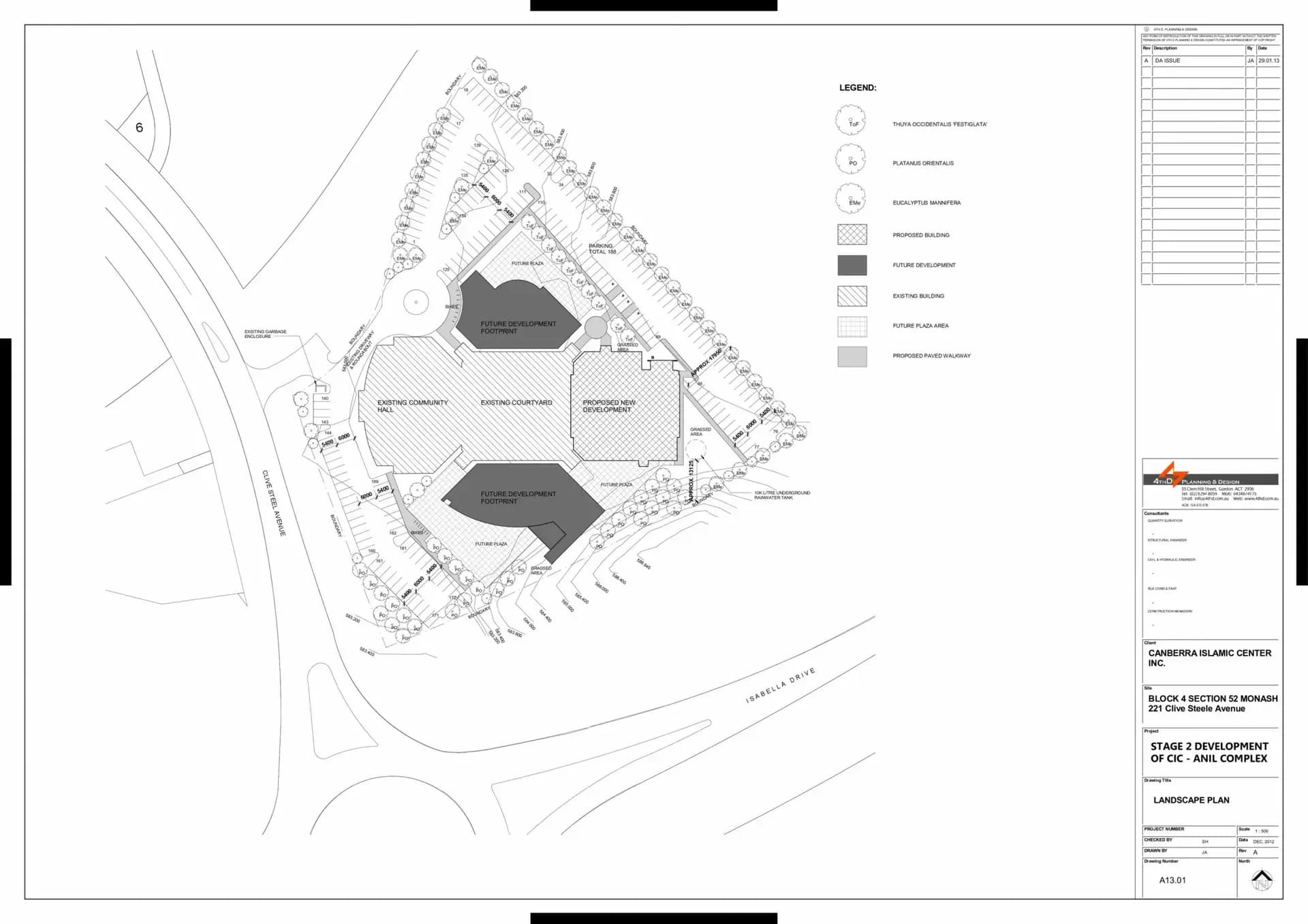 Canberra Islamic Centre (CIC)(Sabah Al-Ahmad Mosque), drawing 9