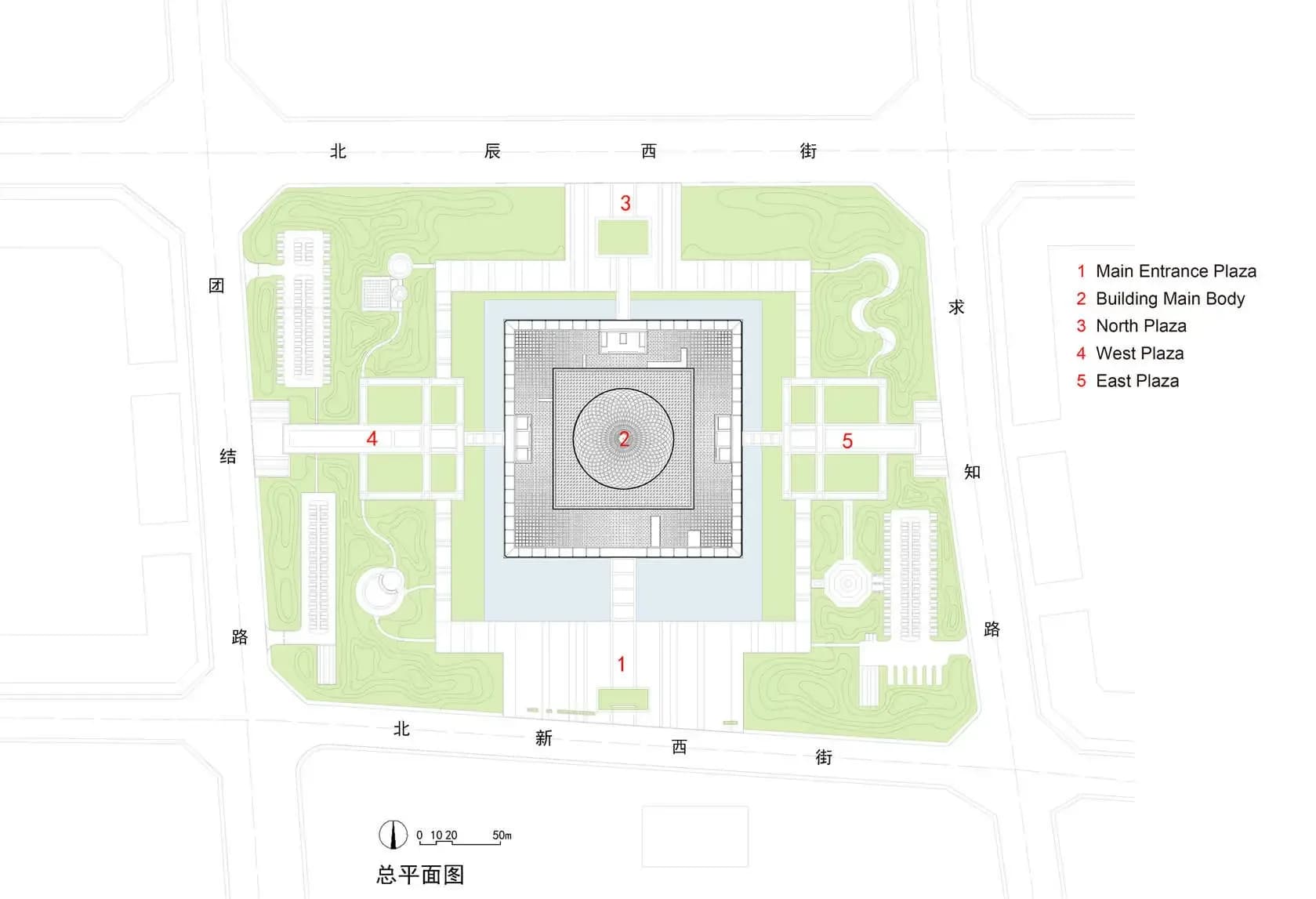 Da Chang Muslim Cultural Center, drawing 1