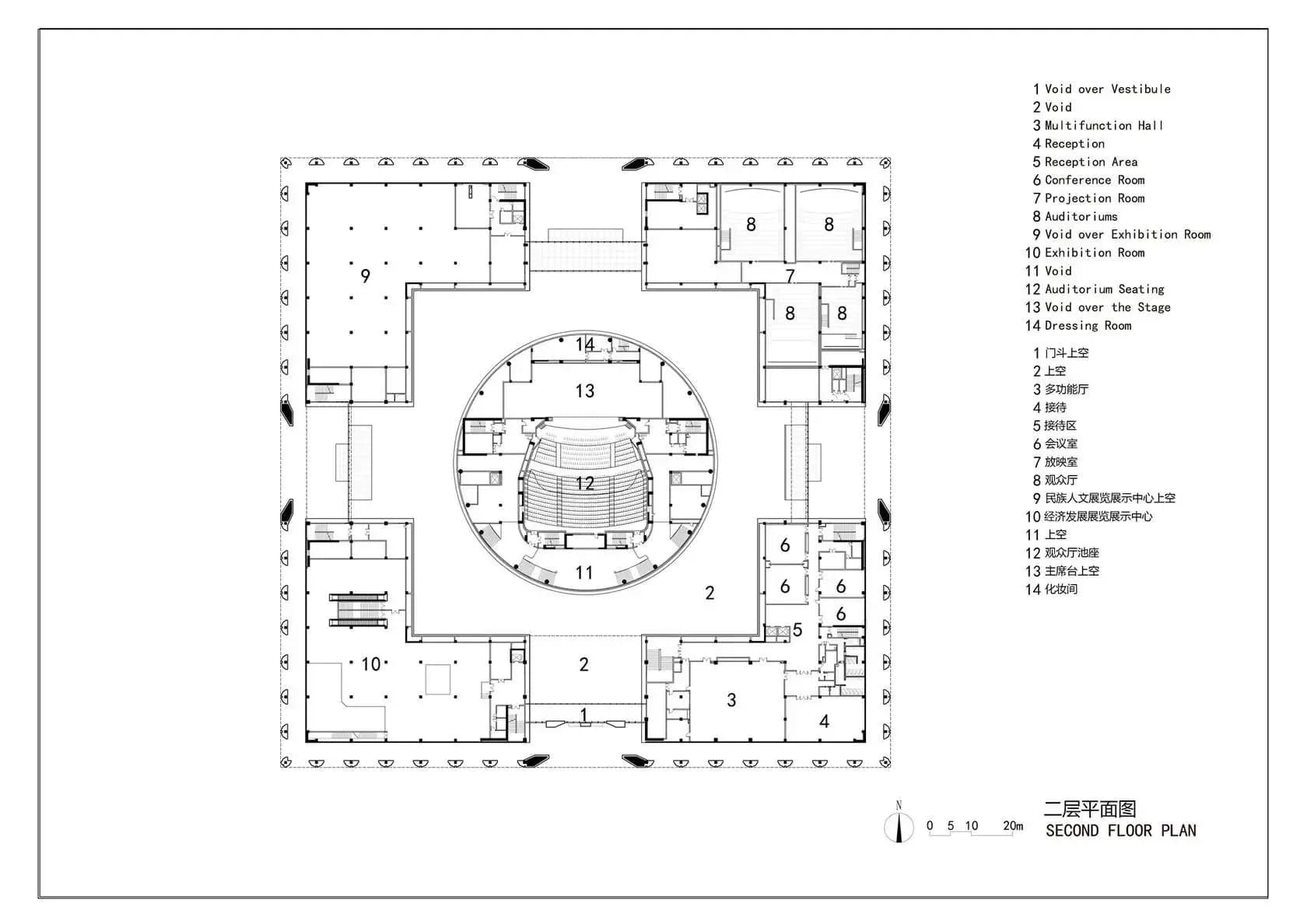 Da Chang Muslim Cultural Center, drawing 3
