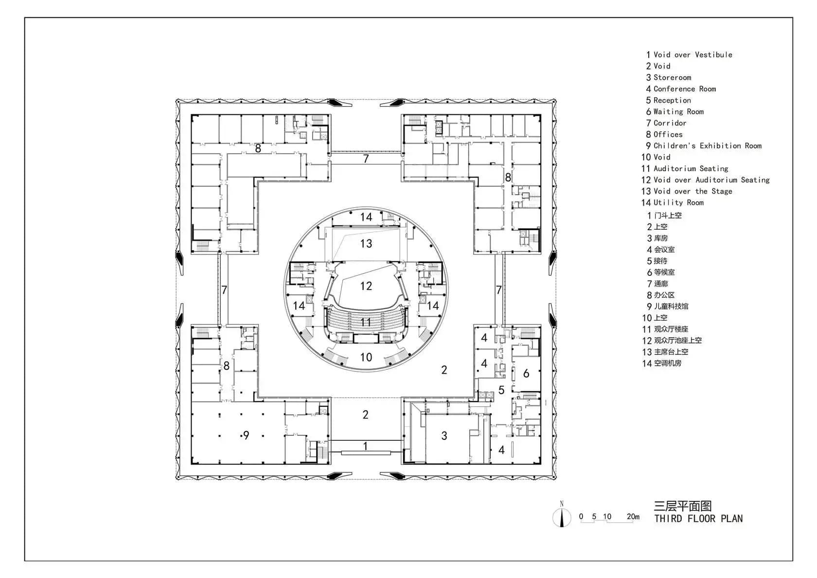 Da Chang Muslim Cultural Center, drawing 4