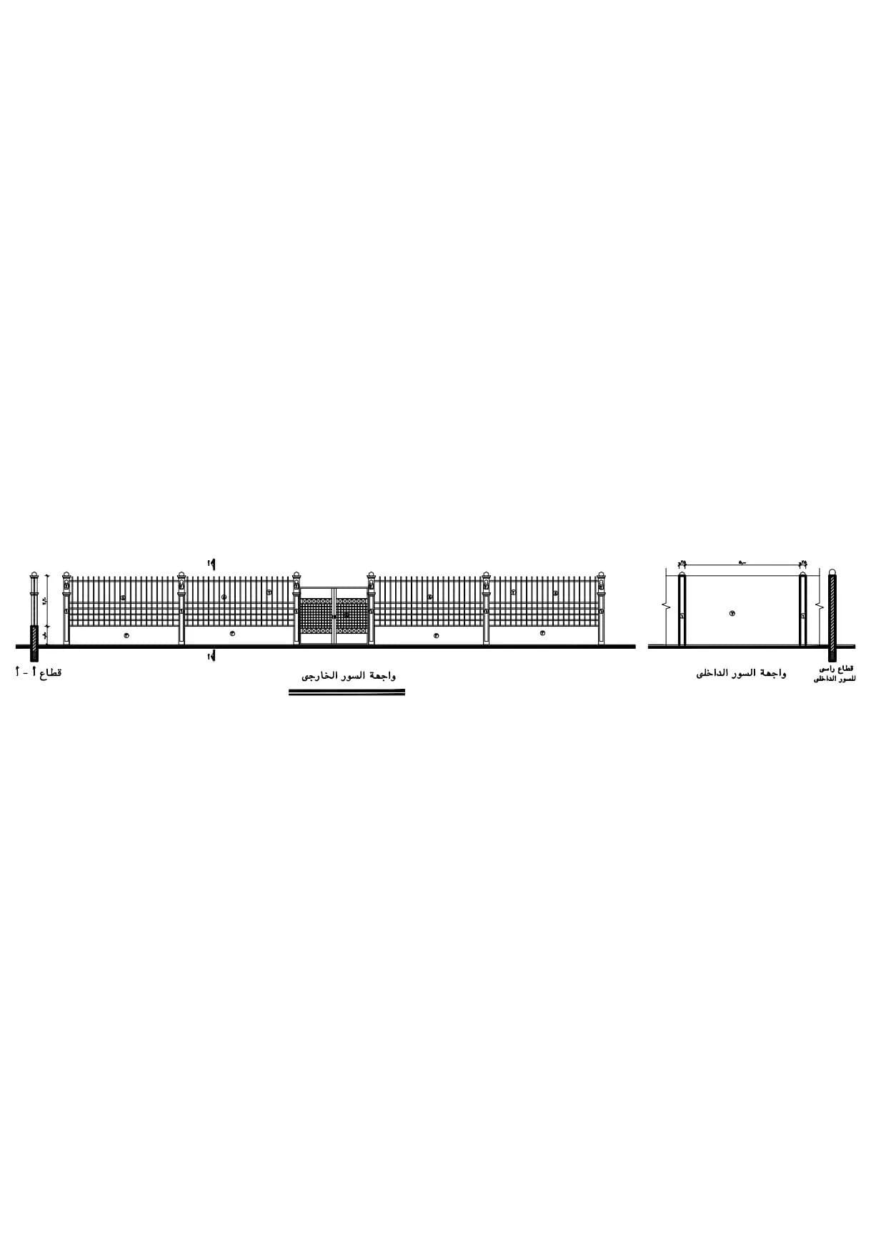El-Khazindar Mosque (Al-Sa'aa Mosque), drawing 6