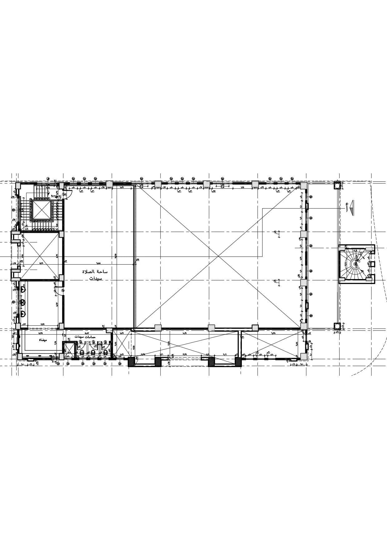El-Khazindar Mosque (Al-Sa'aa Mosque), drawing 7