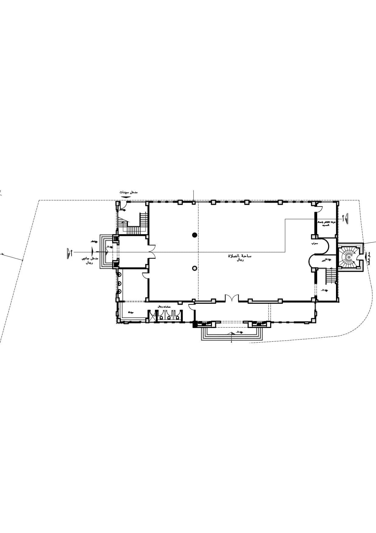El-Khazindar Mosque (Al-Sa'aa Mosque), drawing 8
