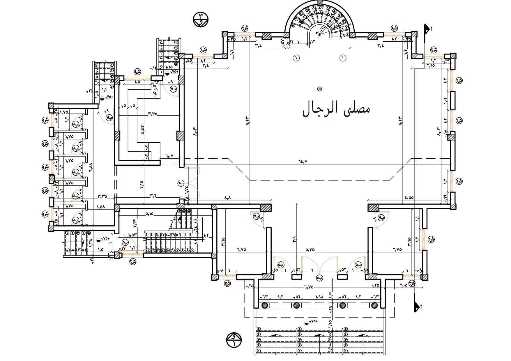 El-Wahab Mosque, drawing 7
