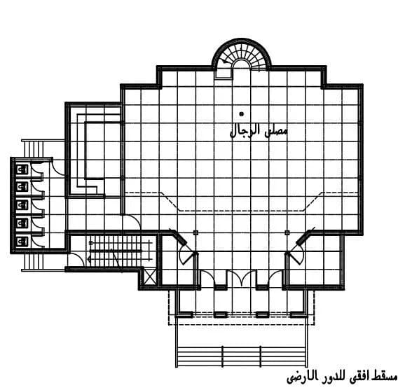El-Wahab Mosque, drawing 9