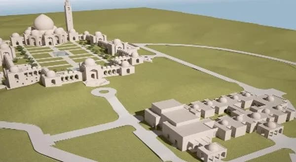 Grand Jamia Mosque, Karachi, drawing 1
