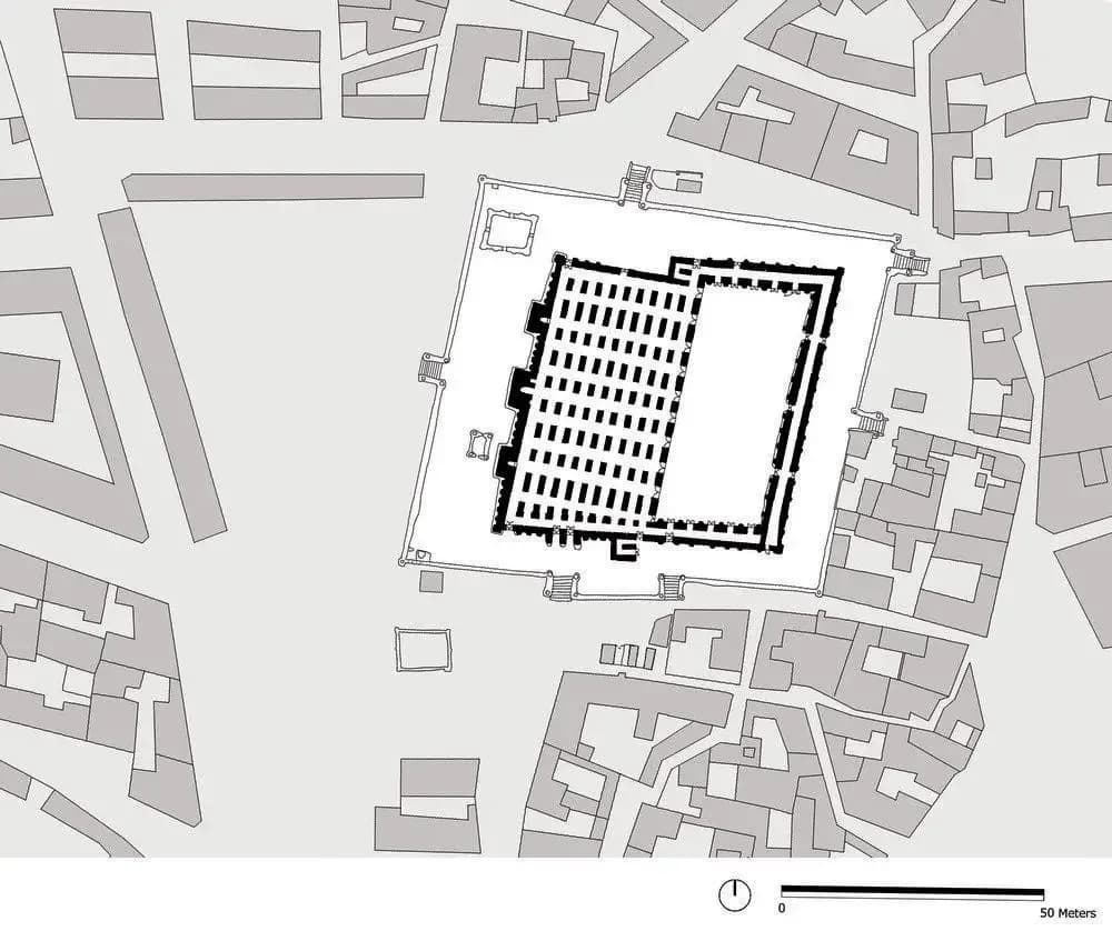 Great Mosque of Djenne, drawing 2