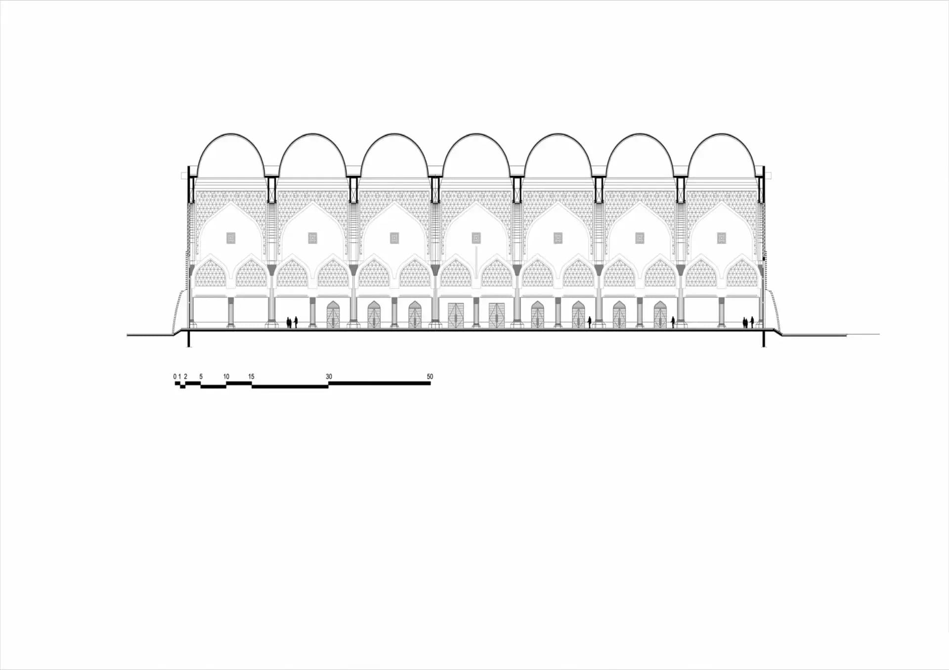 Imam Muhammad ibn Abd Al-Wahhab Mosque (Qatar State Mosque), drawing 6
