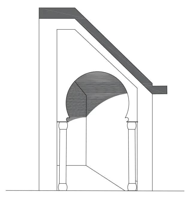 Indonesia-Tokyo Meguro Mosque, drawing 2