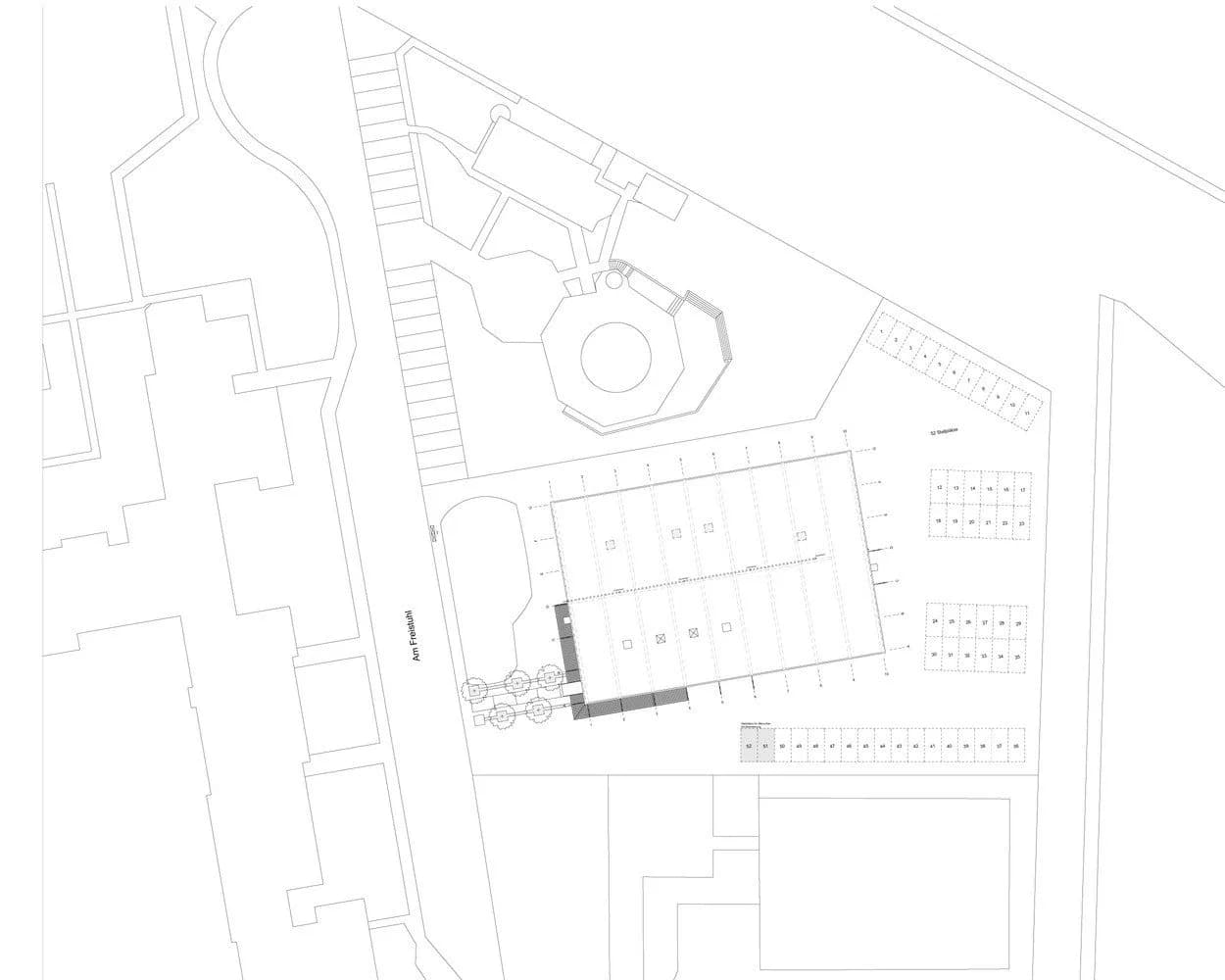 Islamic Community Centre of Mosque Hassel, drawing 3