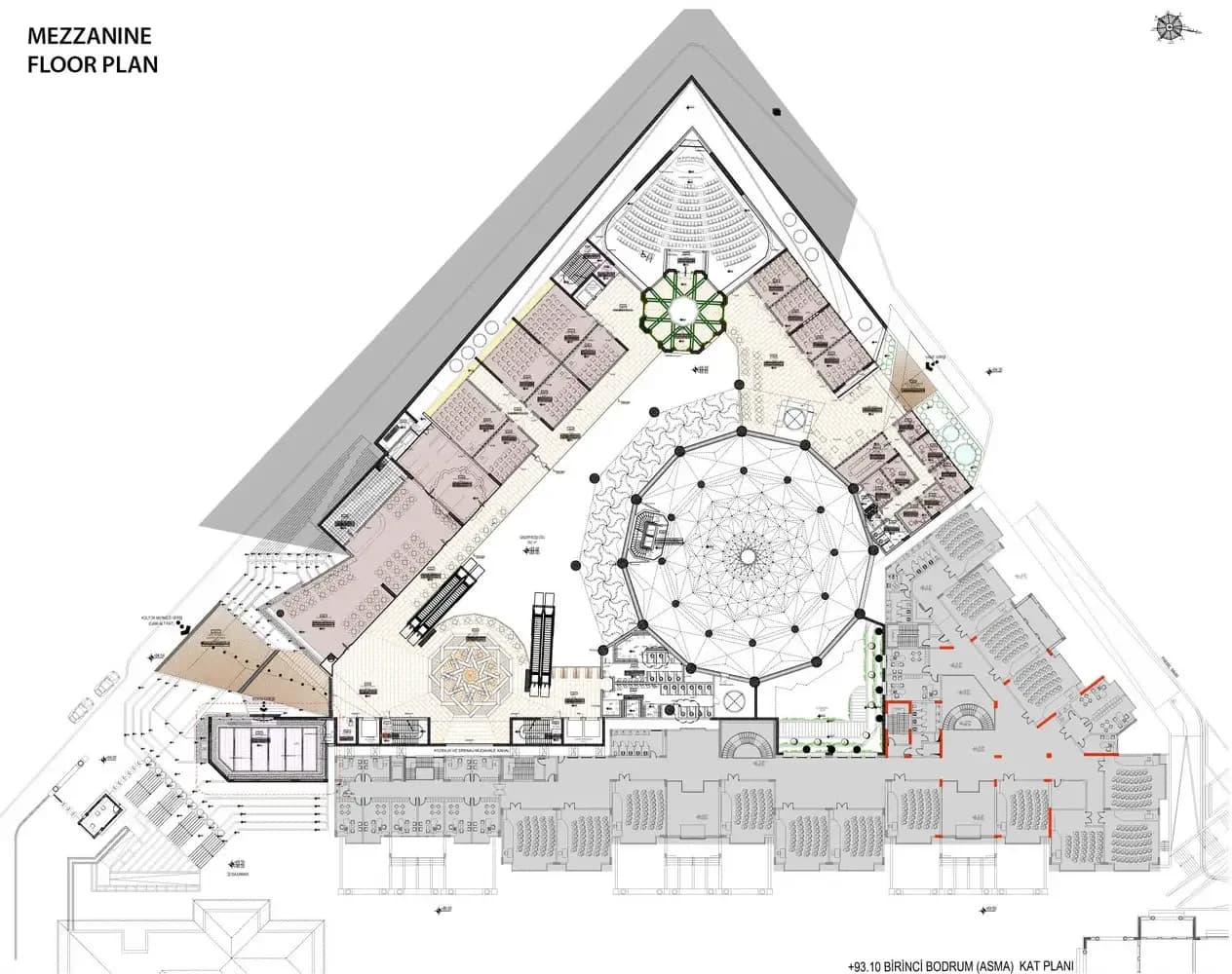Marmara University Faculty of Theology Mosque, drawing 2