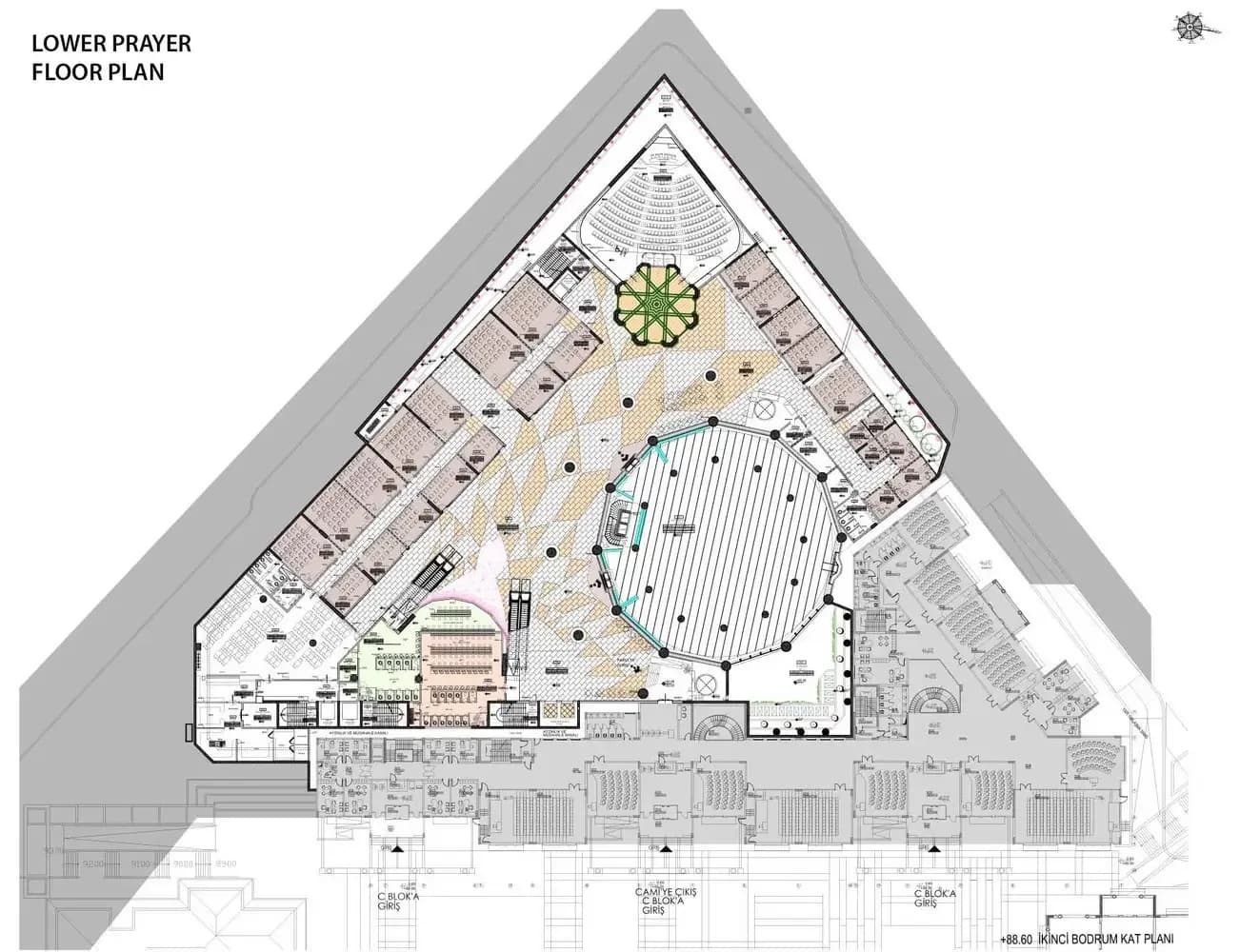 Marmara University Faculty of Theology Mosque, drawing 3