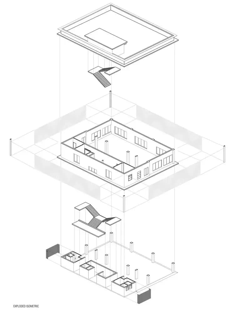 Mashrabiya Mosque, drawing 6