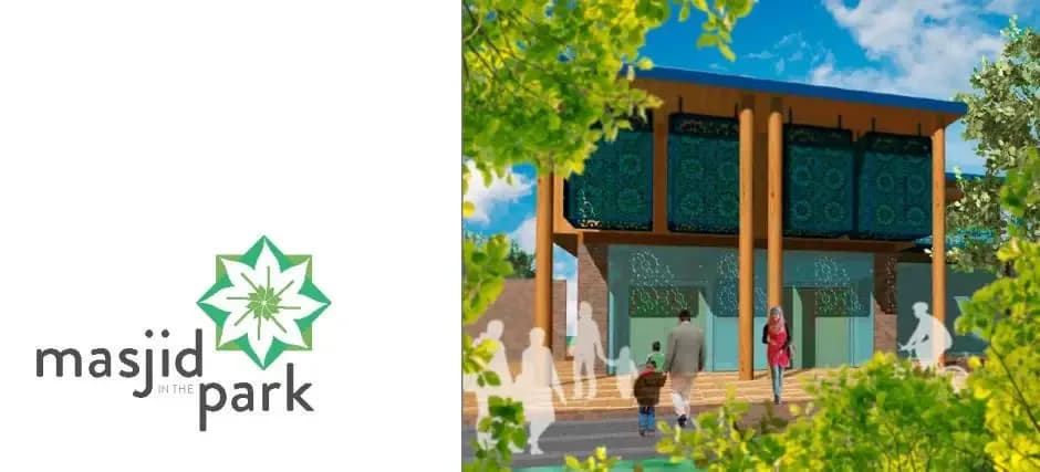 Mosque in the Park, drawing 1