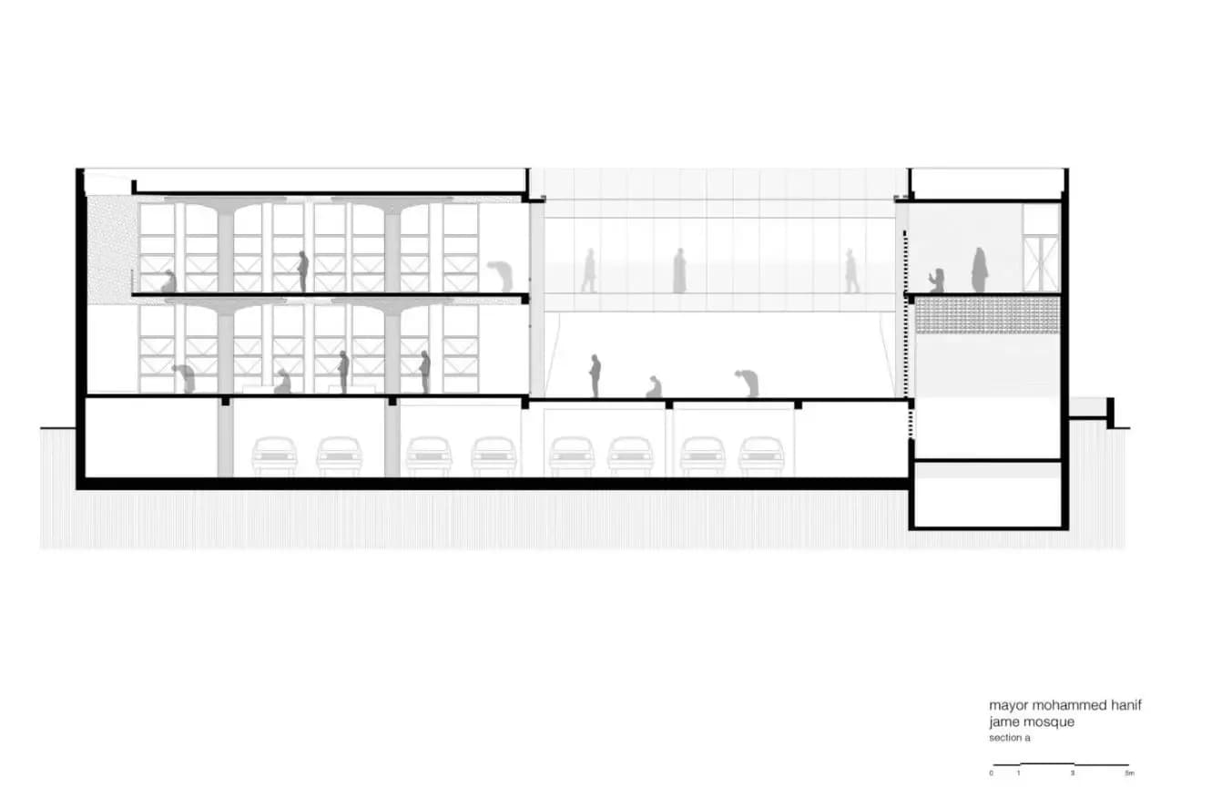 Mayor Mohammad Hanif Jame Mosque, drawing 13