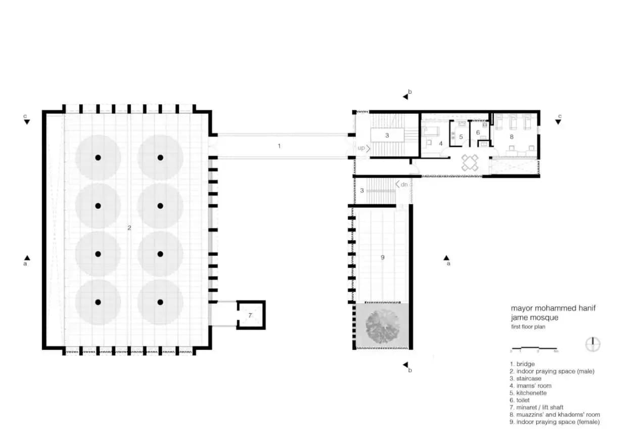 Mayor Mohammad Hanif Jame Mosque, drawing 14