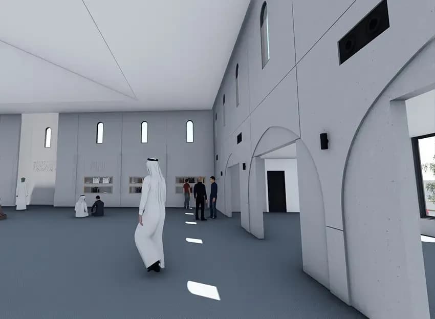 Melbourne Grand Mosque, drawing 7