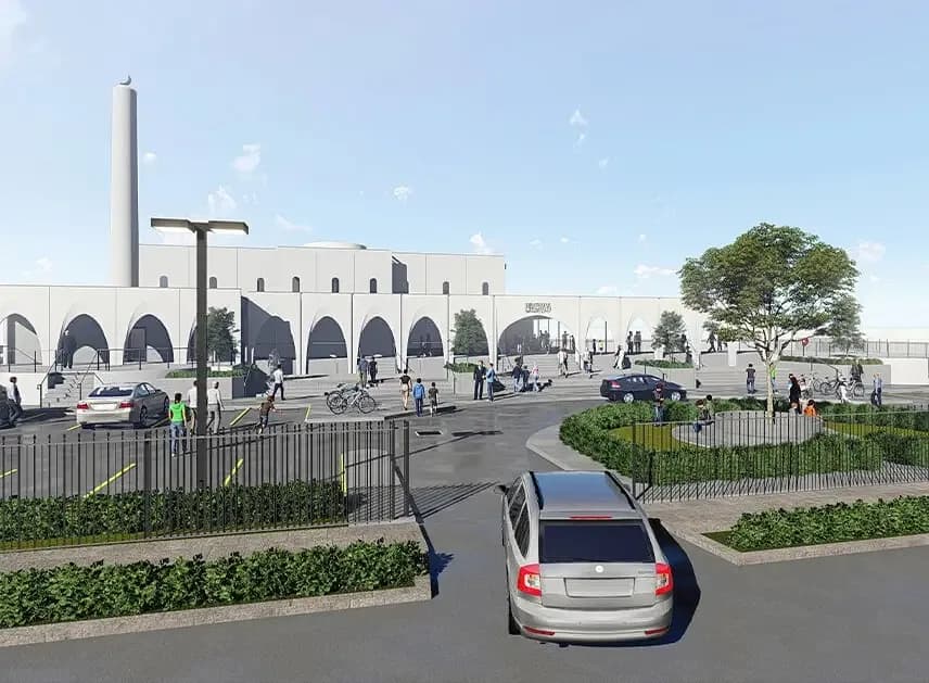 Melbourne Grand Mosque, drawing 8