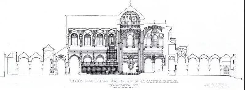 Great Mosque of Cordoba (Mosque Cathedral of Córdoba), drawing 11