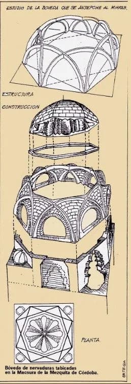 Great Mosque of Cordoba (Mosque Cathedral of Córdoba), drawing 24