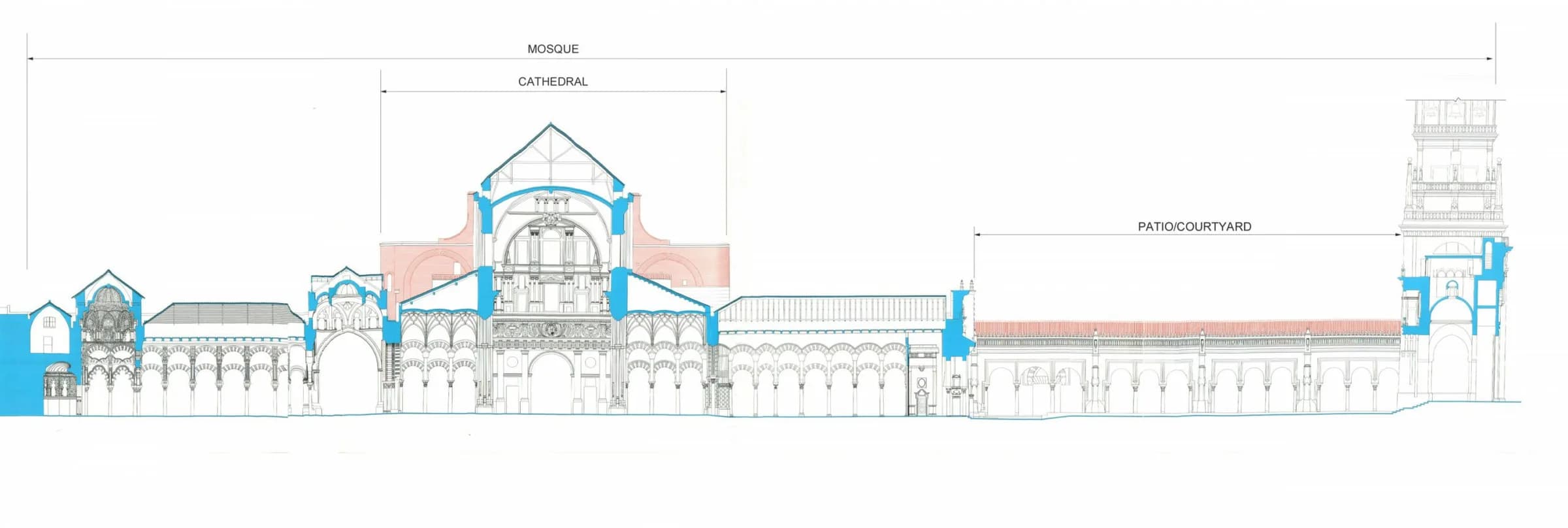 Great Mosque of Cordoba (Mosque Cathedral of Córdoba), drawing 30