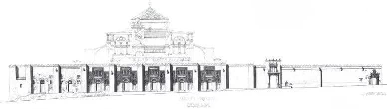 Great Mosque of Cordoba (Mosque Cathedral of Córdoba), drawing 6