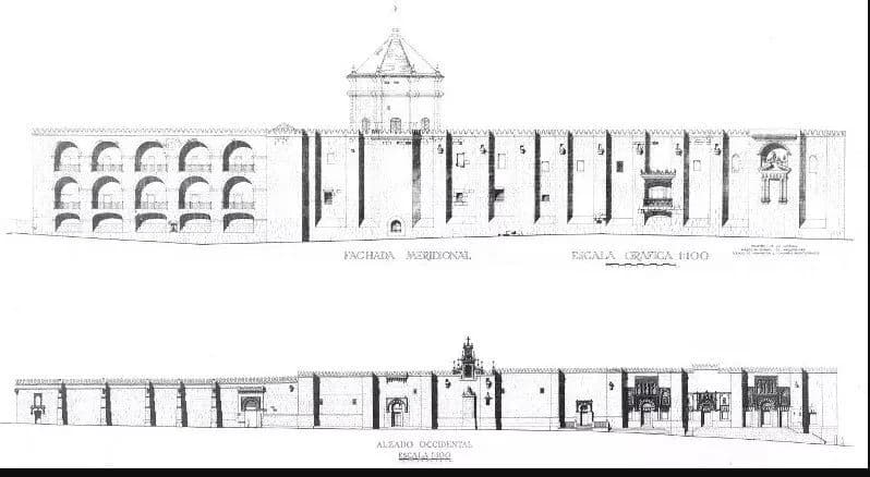 Great Mosque of Cordoba (Mosque Cathedral of Córdoba), drawing 7