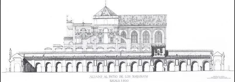 Great Mosque of Cordoba (Mosque Cathedral of Córdoba), drawing 8