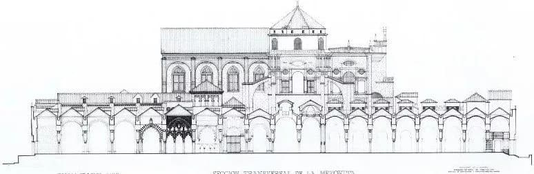 Great Mosque of Cordoba (Mosque Cathedral of Córdoba), drawing 9