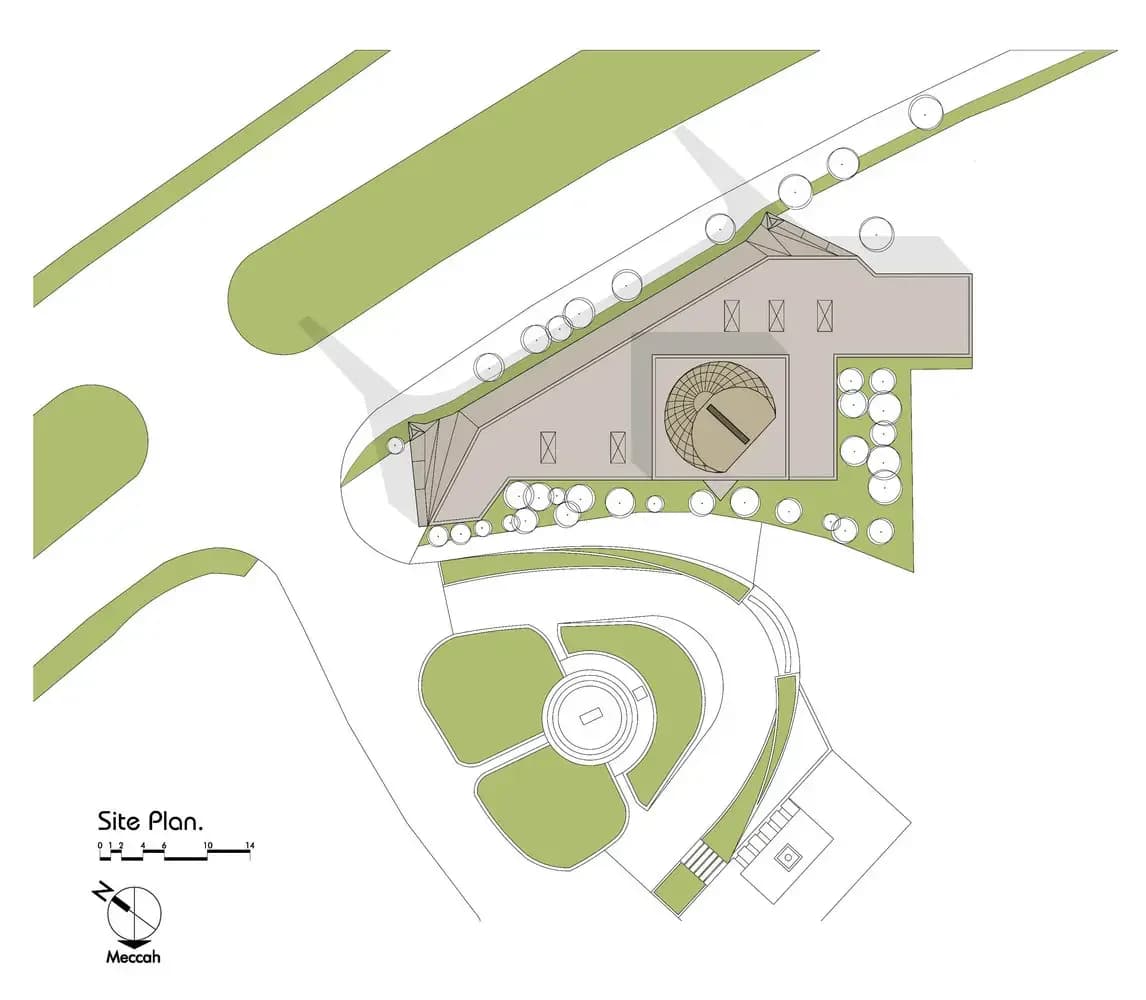 Mohammad Rasul-Allah Mosque, drawing 3