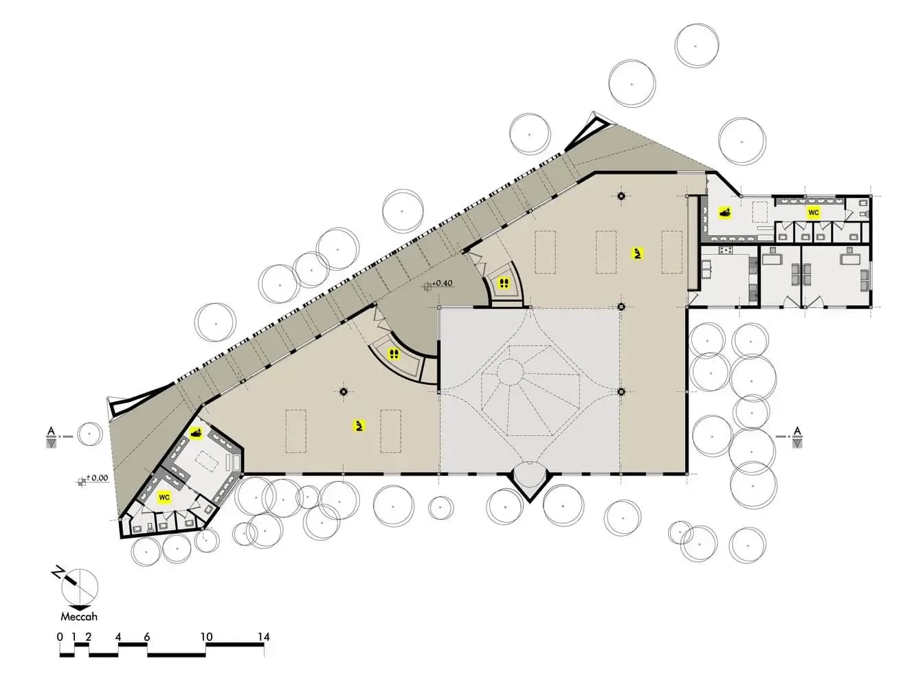 Mohammad Rasul-Allah Mosque, drawing 4