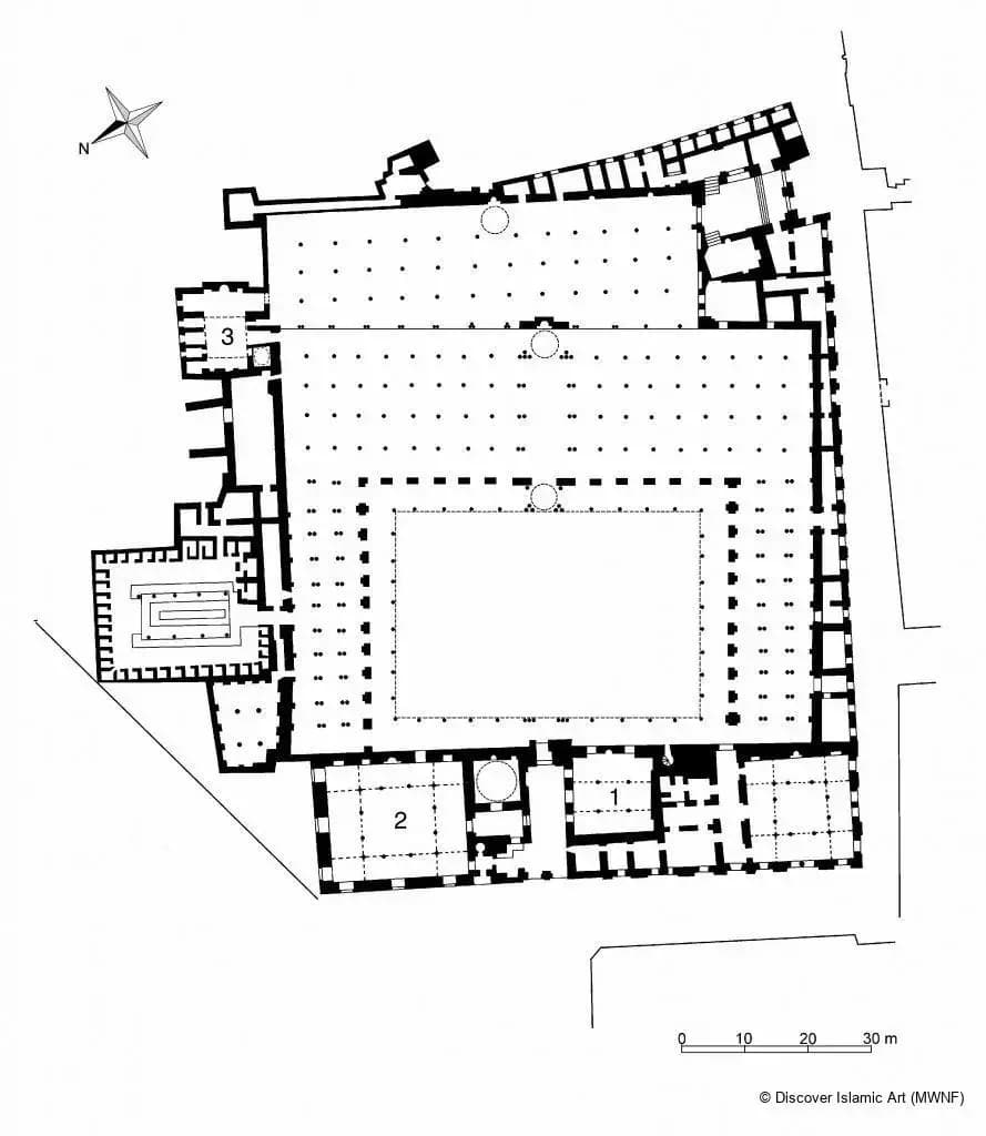 Al-Azhar Mosque, drawing 2