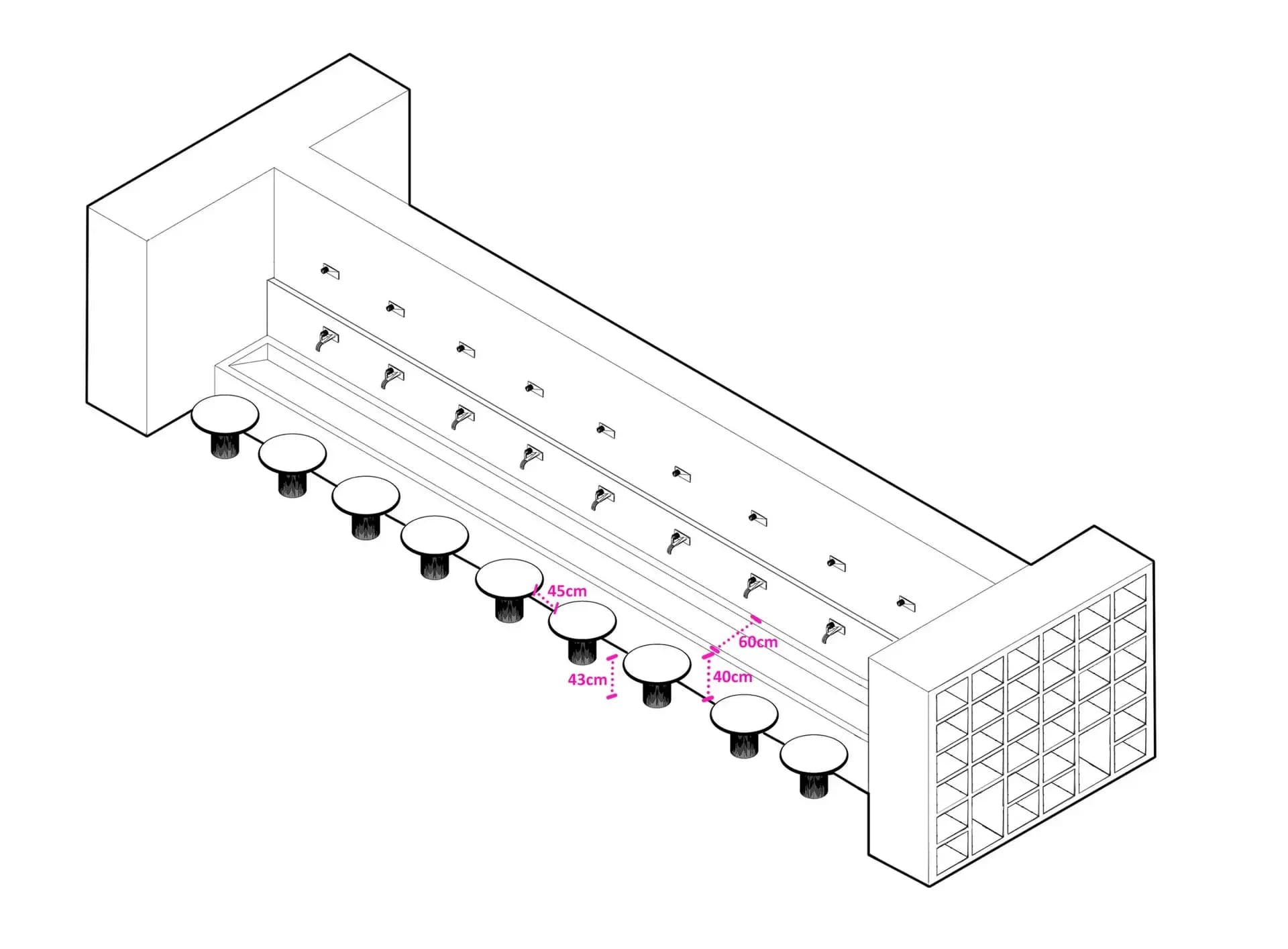 BBS Mall Mosque, drawing 3