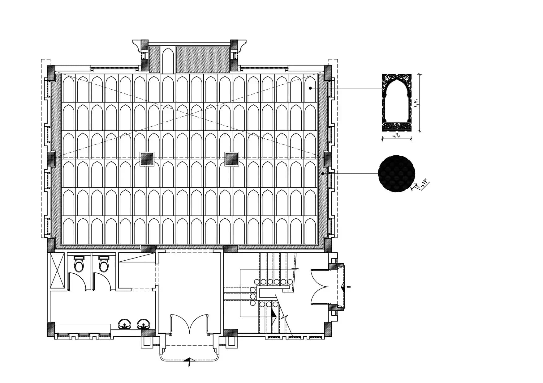 Al-Quodah Club of Egypt Mosque (The Judges Club), drawing 3