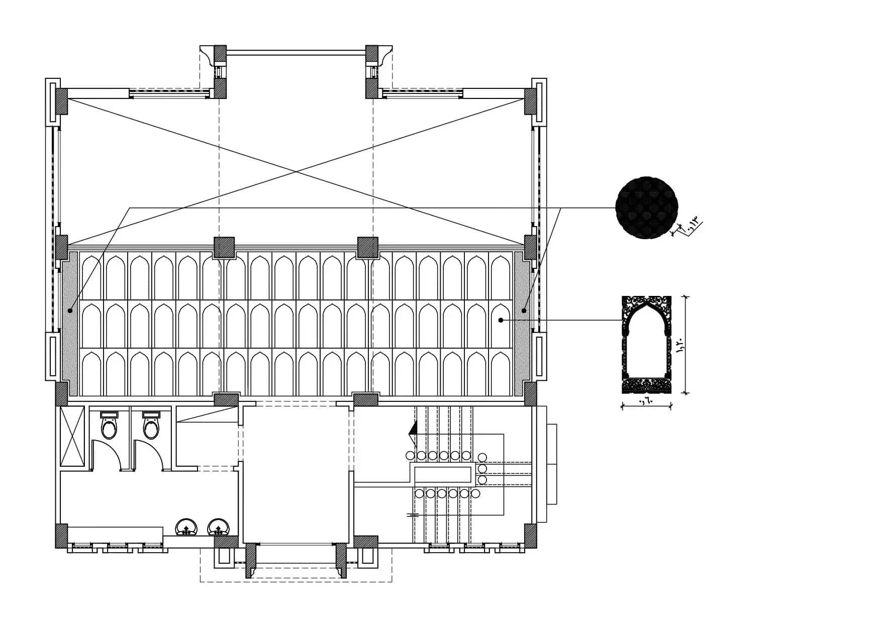 Al-Quodah Club of Egypt Mosque (The Judges Club), drawing 6