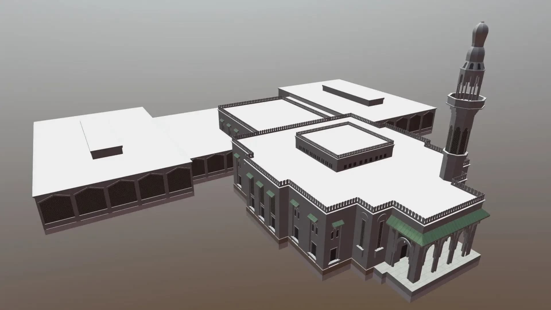 Mosque of Islamic Solidarity, drawing 2