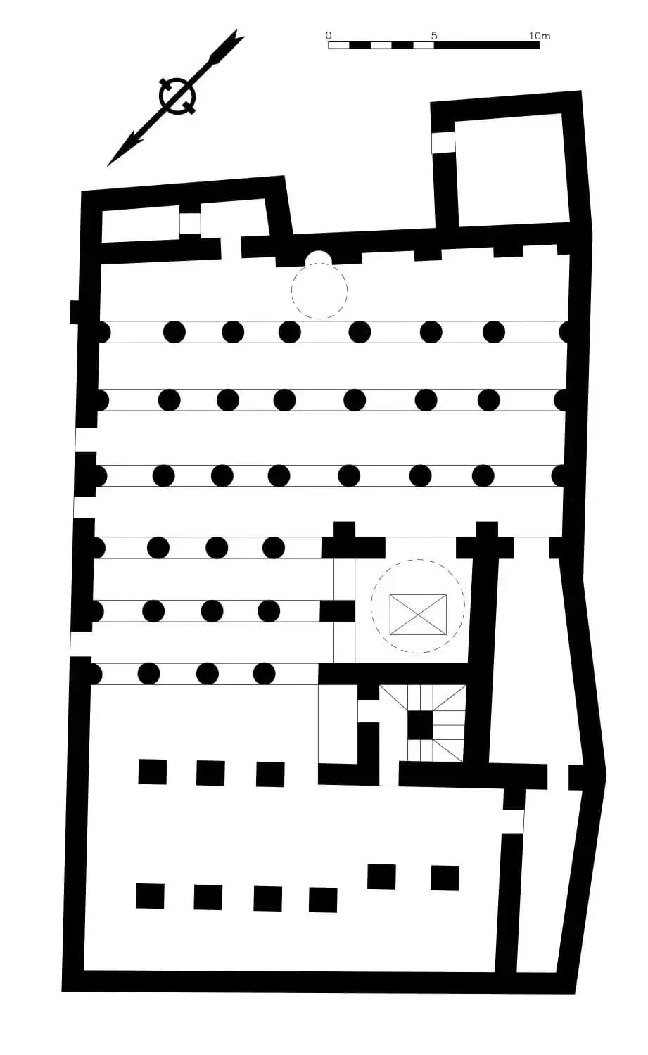 Sidi Okba Mosque, drawing 1