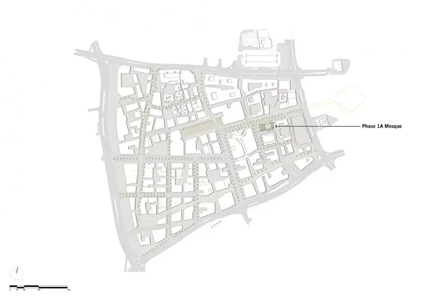 Msheireb Mosque (Jumaa Mosque), drawing 2