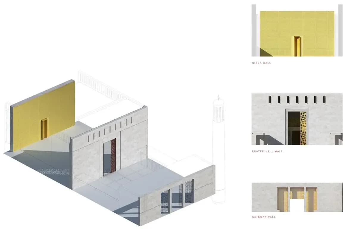 Msheireb Mosque (Jumaa Mosque), drawing 9